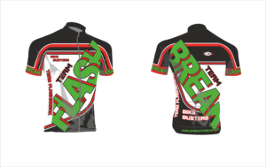 Návrh grafiky cyklistického dresu Bison Sportswear
